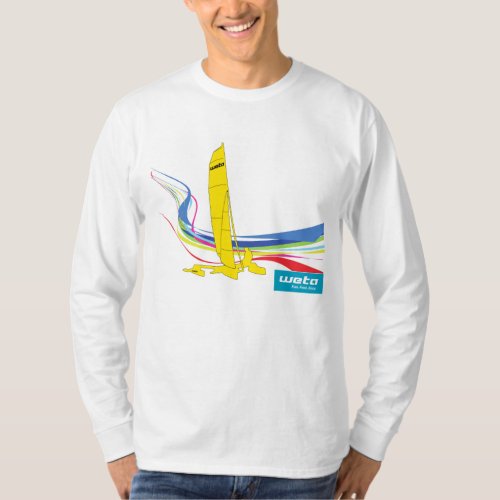 Weta Trimaran design on long_sleeve T_shirt