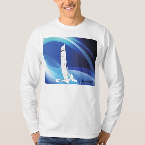 Weta Trimaran design on long_sleeve T_shirt