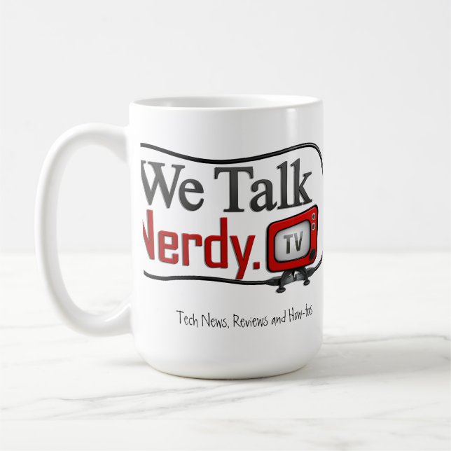 WeTalkNerdy.tv Logo Mug (Left)