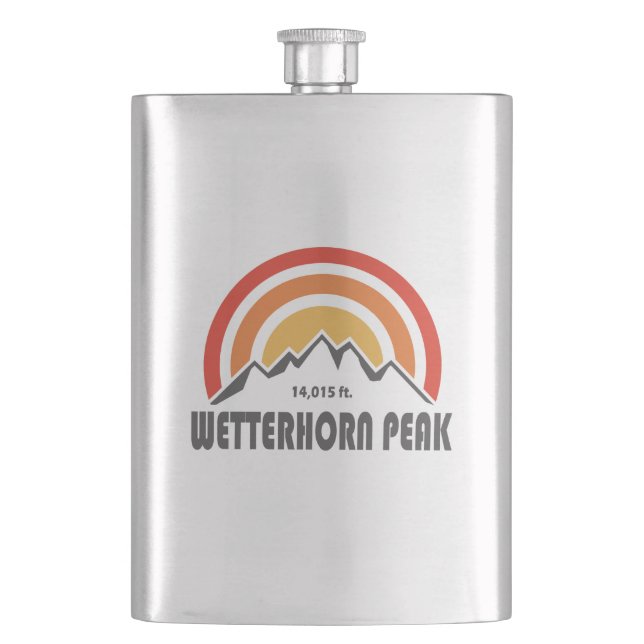 Wetterhorn Peak Flask (Front)