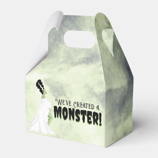 We've Created a Monster Favor Boxes (Front Side)
