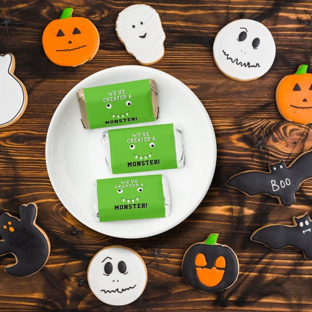 "We've Created A Monster" Halloween Baby Shower Hershey's Miniatures (Creator Uploaded)