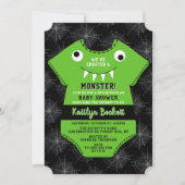 "We've Created A Monster" Halloween Baby Shower Invitation (Front)