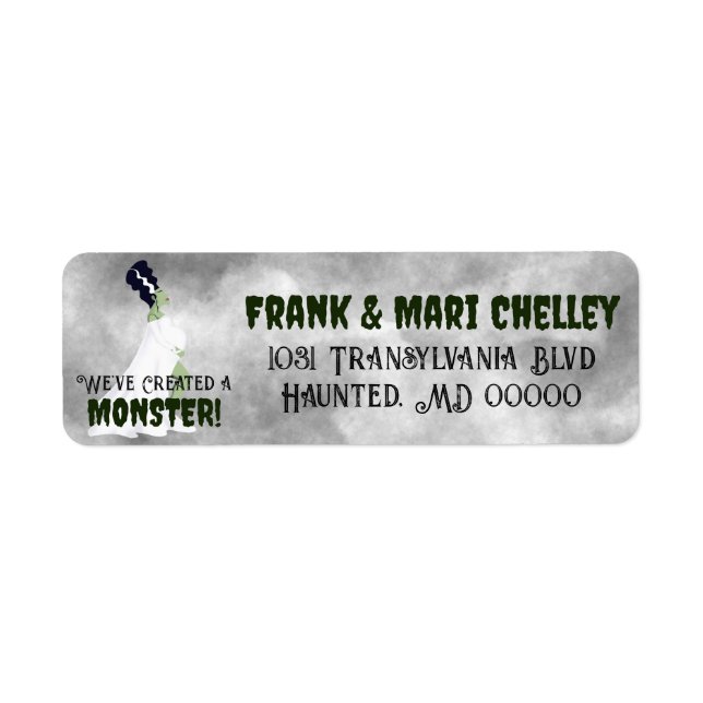 We've Created a Monster! Label (Front)