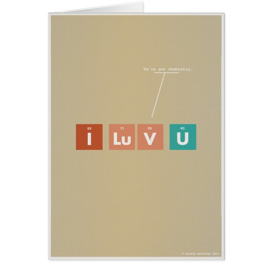 We've Got Chemistry Cards (Front)