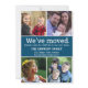 We've Moved 4 Photo Collage Blue And White Moving