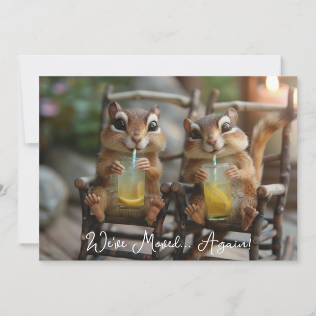 We've Moved Again Funny New Address Moving Card (Front)