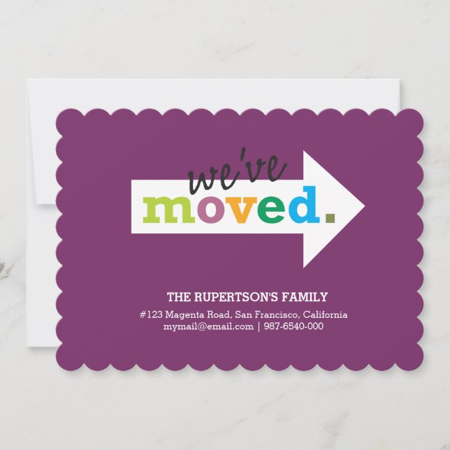 we've moved announcement (Front)