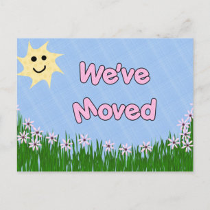 We've Moved Announcement Postcard