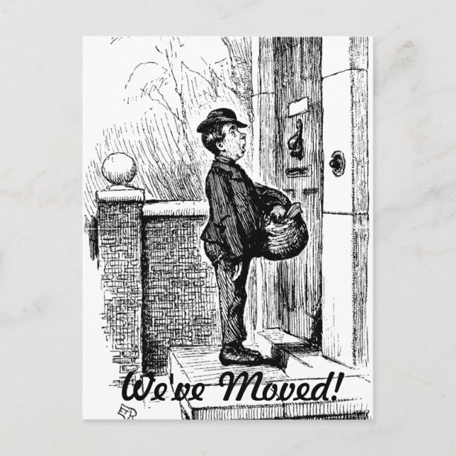 We've Moved Announcement Postcard (Front)