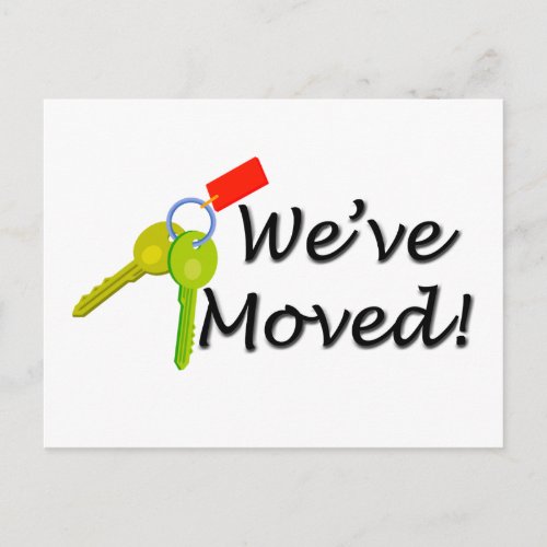 Weve Moved Announcement Postcard