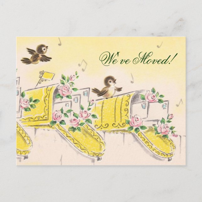 We've Moved! Announcement Postcard (Front)