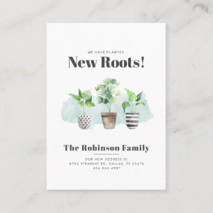 We've Moved Boho New Roots Moving Announcement