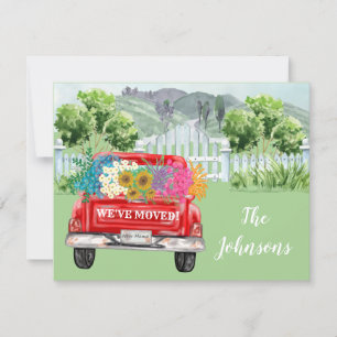 We've Moved Budget Countryside Truck Moving Announcement