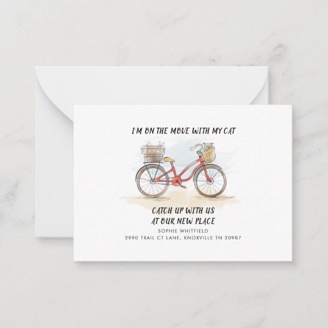 We've Moved Budget  Moving Announcement  (Front)