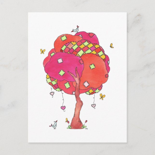 We've Moved Card, Patches Announcement Postcard (Front)