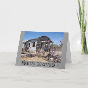 We've Moved ! cards - Customized