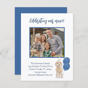 We've Moved Celebrating Dog Family Photo Budget Announcement