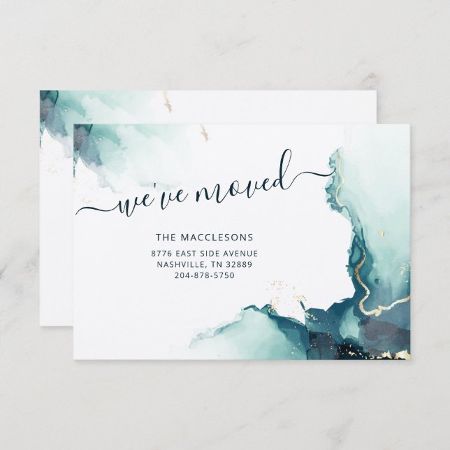 We've Moved Change of Address Moving (Front/Back)