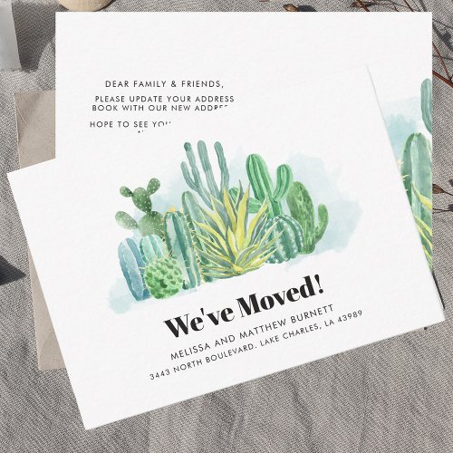 We've Moved Change of Address Moving Announcement