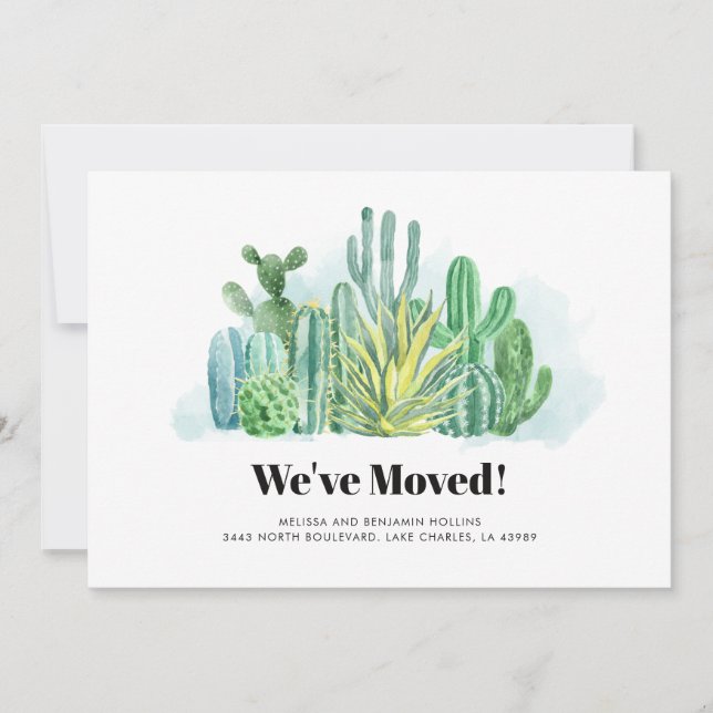 We've Moved Change of Address Moving Announcement (Front)