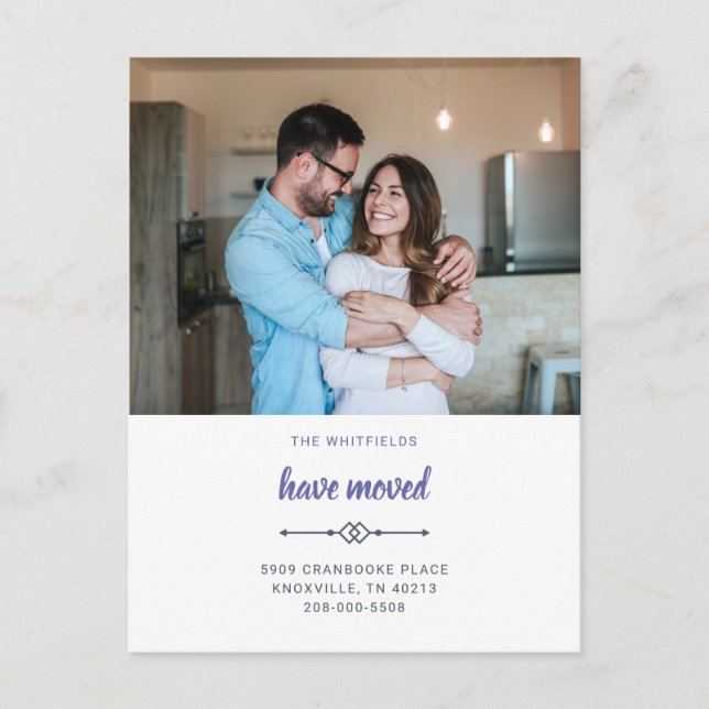 We've Moved Change of Address Moving Announcement Postcard (Front)