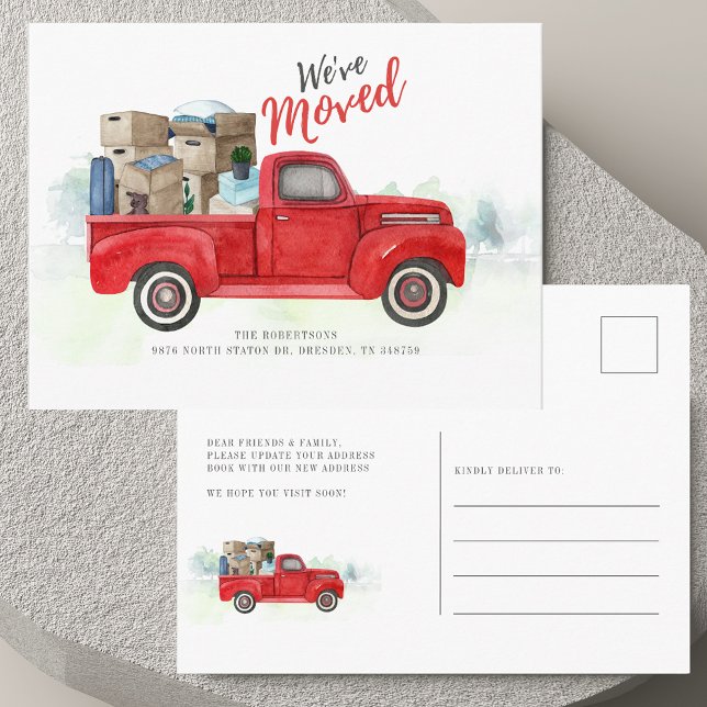 We've Moved Change of Address Moving Announcement Postcard (We've Moved Change of Address Moving Announcement)