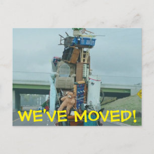 We've Moved Change Of Address Postcard