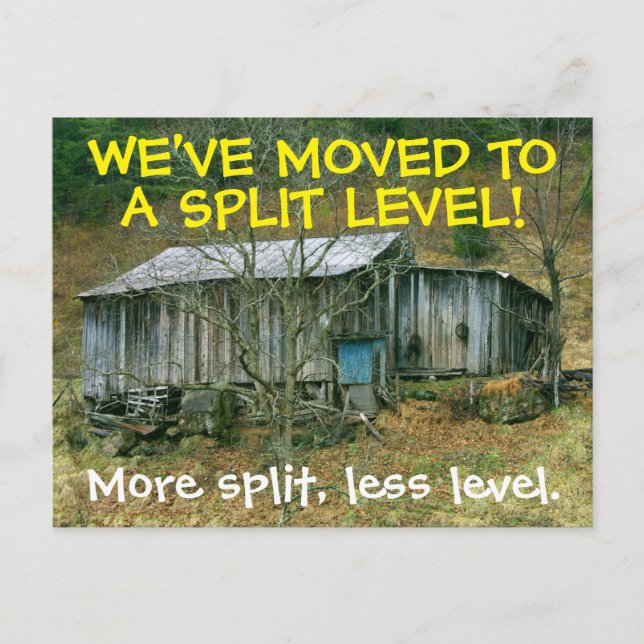 We've Moved Change Of Address Postcard (Front)