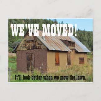 We've Moved Change Of Address Postcard