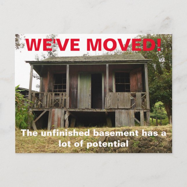 We've Moved Change Of Address Postcard (Front)