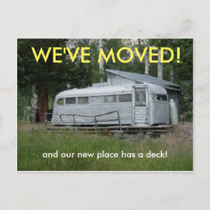 We've Moved Change Of Address Postcard