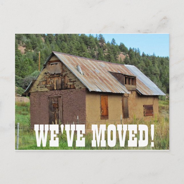 We've Moved Change Of Address Postcard (Front)