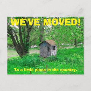 We've Moved Change Of Address Postcard