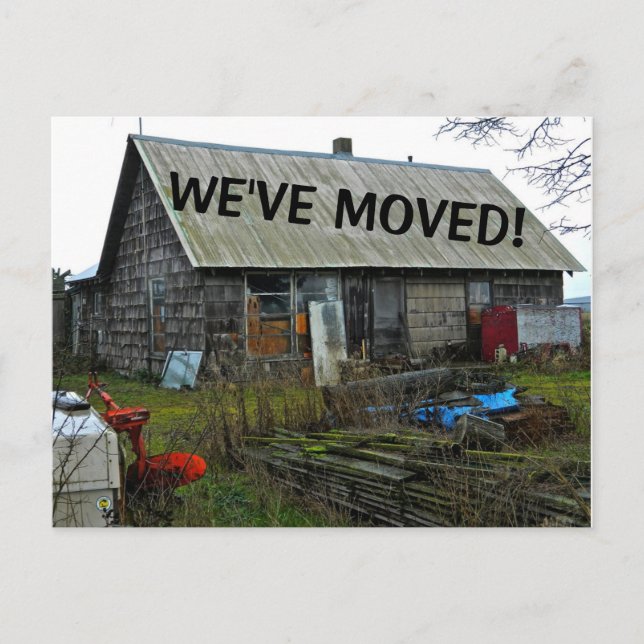 We've Moved Change Of Address Postcard (Front)