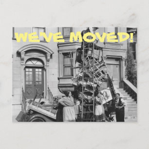 We've Moved Change Of Address Postcard