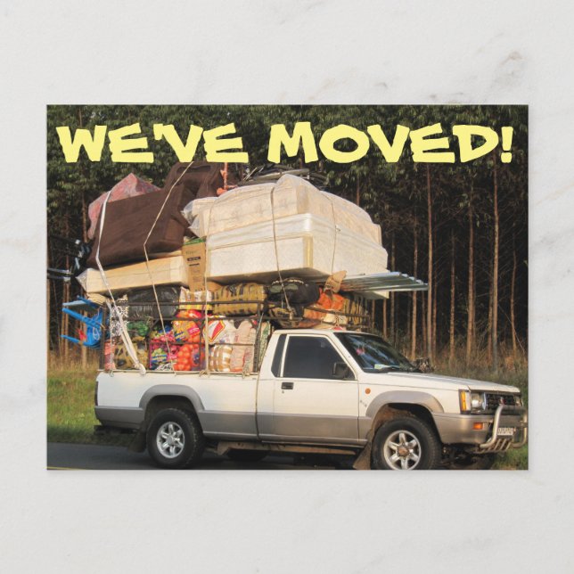 We've Moved Change Of Address Postcard (Front)