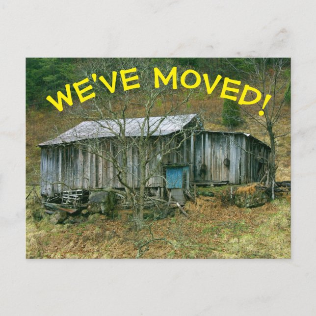 We've Moved Change Of Address Postcard (Front)
