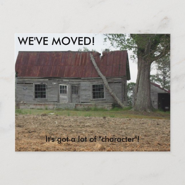 We've Moved Change Of Address Postcard (Front)