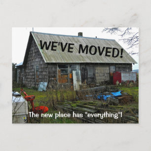 We've Moved Change Of Address Postcard