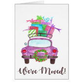We've Moved Christmas Car (Front)