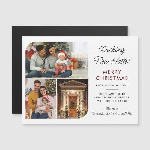 Weve Moved Christmas Family Photos Keepsake