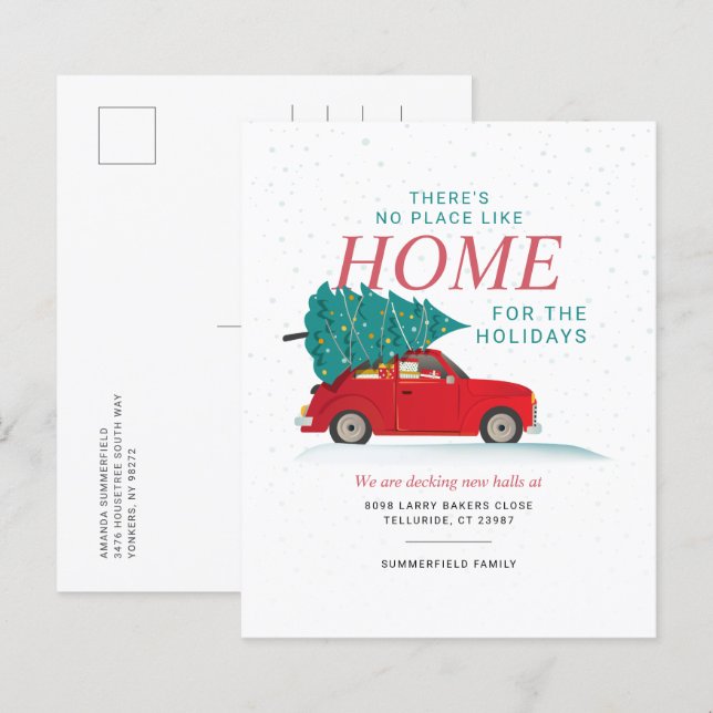 We've Moved Christmas Holidays Moving Announcement (Front/Back)