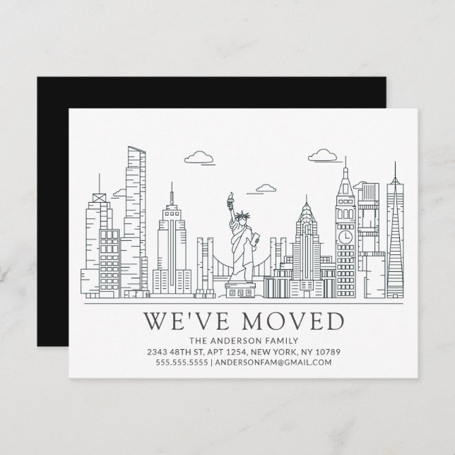 We've Moved City Moving Announcement (Front/Back)