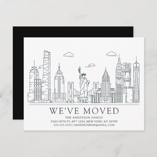 We've Moved City Moving Announcement | Zazzle.com