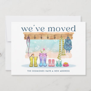 We've Moved Colorful Watercolor Moving Announcement