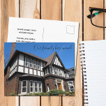 We've Moved Custom House Photo New Address Postcard<br><div class="desc">Customize your change of address postcards with a custom photo of your new home. Our family has moved to a new house. Simple,  minimalist moving announcement photograph card to send to your friends and family.</div>