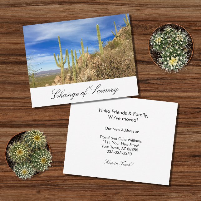 We've Moved Desert Southwest Elegant Moving Announcement (Creator Uploaded)