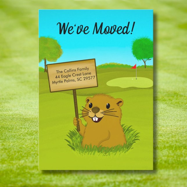We've Moved Gopher on Golf Course Announcement  (Creator Uploaded)