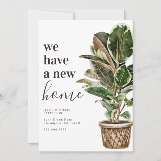 We've Moved l New Address Moving Announcement (Front)